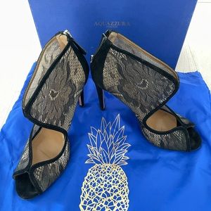 AQUAZZURA Lace Pumps size 37.5